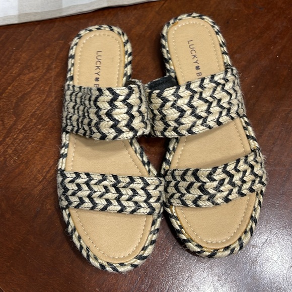 Lucky Brand Decime  Slip On Slide Sandals - Picture 2 of 10